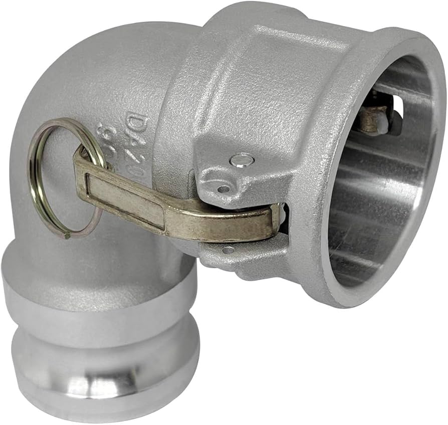 Aluminium Camlock Elbow 90 deg