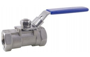 316 Stainless Steel Ball Valve 1 Piece BSP